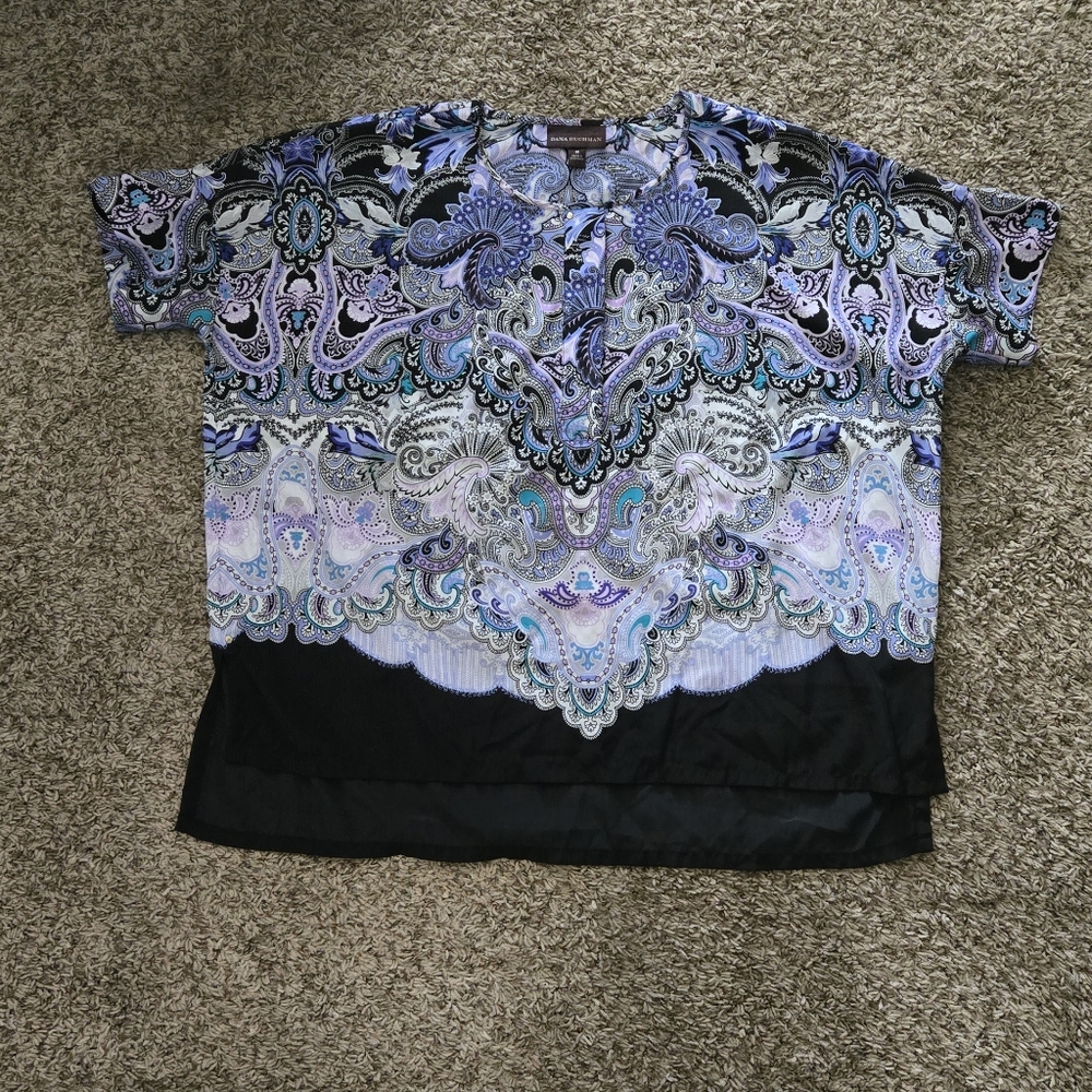 3/$15 EUC Dana Buchman Tunic Size Medium